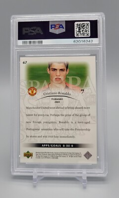 2004-05 UPPER DECK SP AUTHENTIC Cristiano Ronaldo #67 MANCHESTER