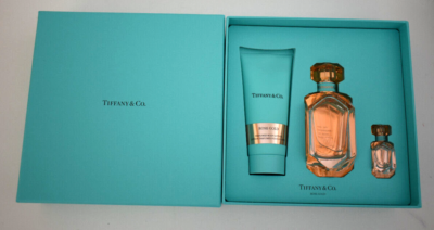 Tiffany & Co. Rose Gold Eau De Parfum 2.5oz/75ml Spray ~ 3 Piece