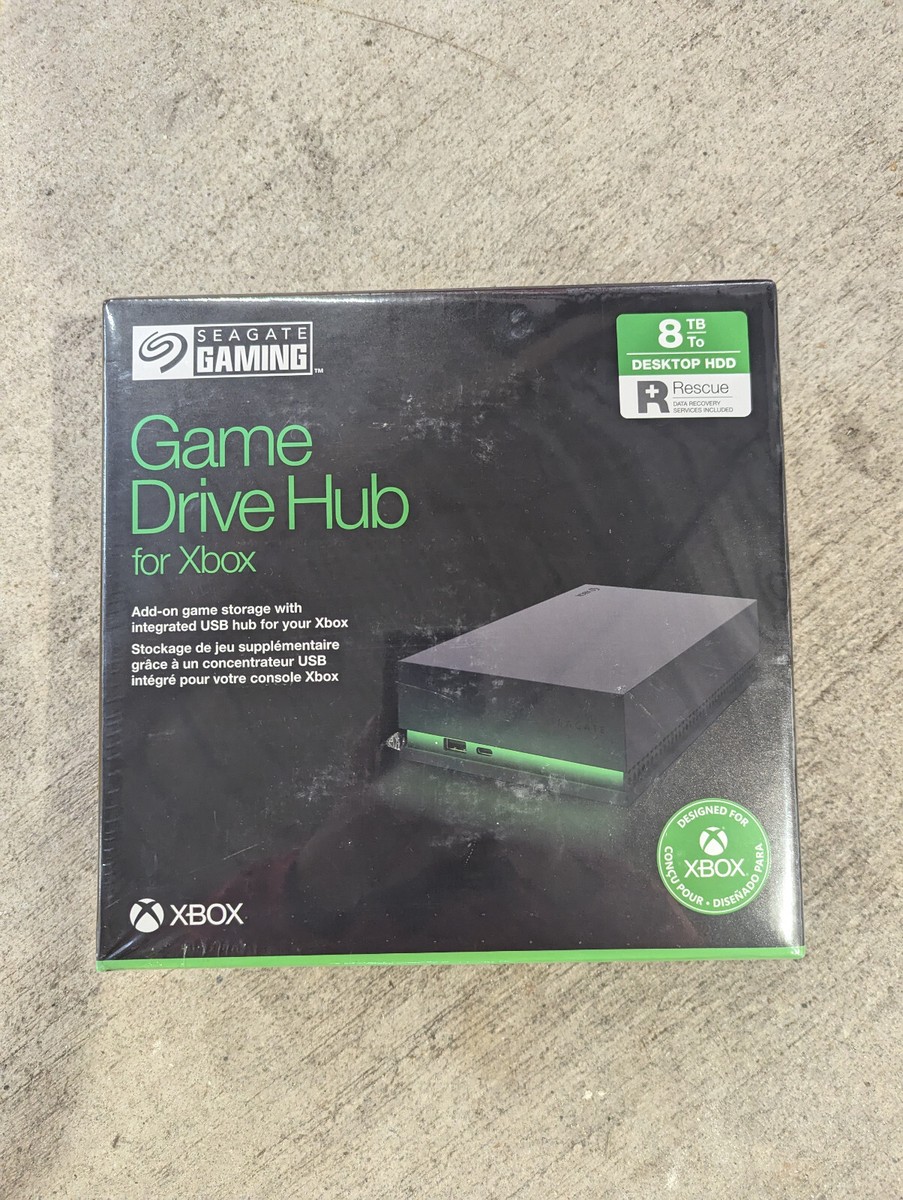 Seagate Game Drive Hub USB A / C 8TB Hard Drive (SRD0LF1) Xbox One