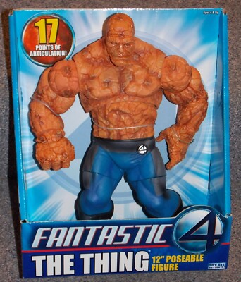 2005 Marvel Fantastic 4 The Thing 12 inch Movie Figure New In The