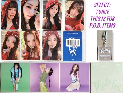 TWICE THIS IS FOR OFFICIAL JYP FAN SHOP -PHOTOCARD -POSTCARD