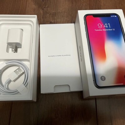 Apple iPhone X - 64GB - Silver (Unlocked) A1901 (GSM) (CA) | eBay