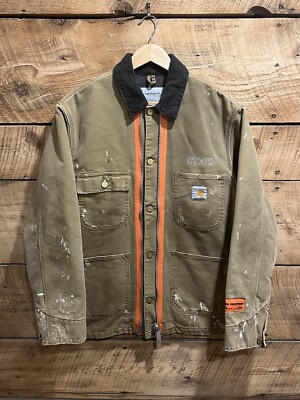 Heron Preston x Carhartt Jacket Vest Set RARE Size Small, Medium