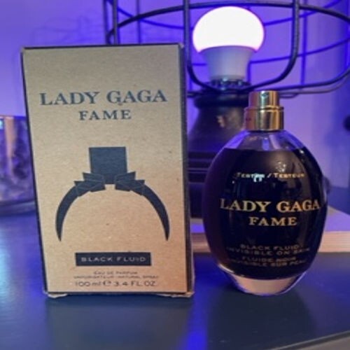 Lady Gaga Fame 100 ml Black Fluid EDP: New tester with cardboard