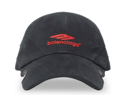 NEW WITH TAGS AUTHENTIC Balenciaga B logo-print cap - Black SIZE