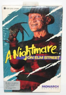 New Sealed - A Nightmare On Elm Street (Monarch IBM PC DOS Game
