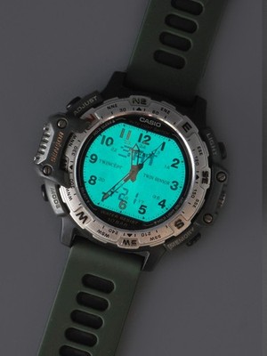 CASIO Twincept PRT-50 ProTrek 1375 Quartz Ana-Digi Twin Sensor