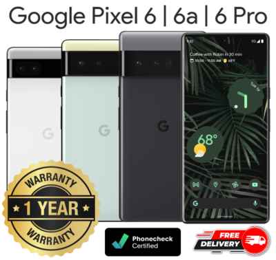 Google Pixel 6 | 6a | 6 Pro - 128GB 256GB 512GB - Unlocked Verizon