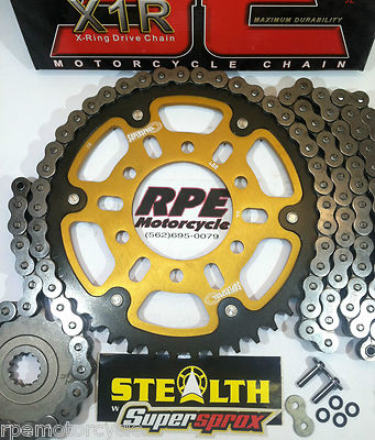 ZX6R 2005-06 EXTENDED LENGTH JT CHAIN AND SPROCKET KIT *OEM, QA or
