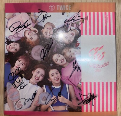 TWICE [TWICE COASTER : LANE 1] All Member Autographed Signed Album