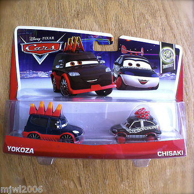 Disney PIXAR Cars YOKOZA & CHISAKI on 2013 TUNERS THEME CARD 2