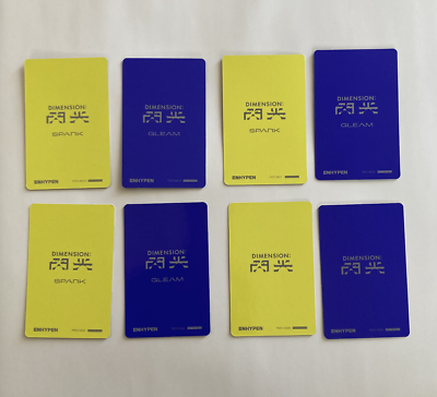 ENHYPEN JAY Japan DIMENSION : 閃光 senkou Photocard solo weverse