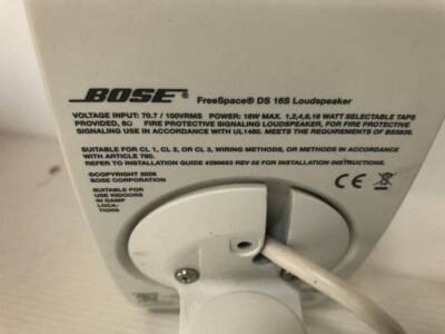 Bose FreeSpace DS 16S Loudspeaker Pair Confirmed Operation White
