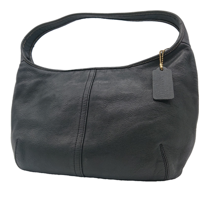 Old Coach Half Moon Hobo Shoulder Bag Leather Black 9219 vintage