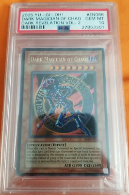 PSA 10 Yugioh Dark Magician of Chaos Ultra Rare DR2--EN066 | eBay