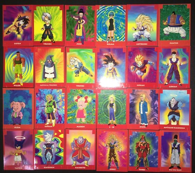 Vintage Dragon Ball Z 5 Album Full Set + Cards 64/64 Navarrete