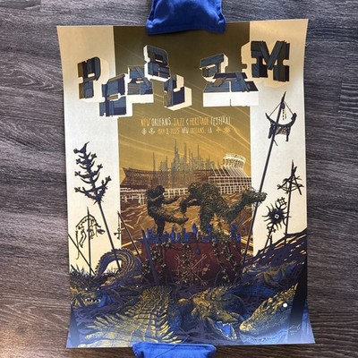 🪅SIGNED Pearl Jam Poster New Orleans Jazz Festival 2025 Tong AP