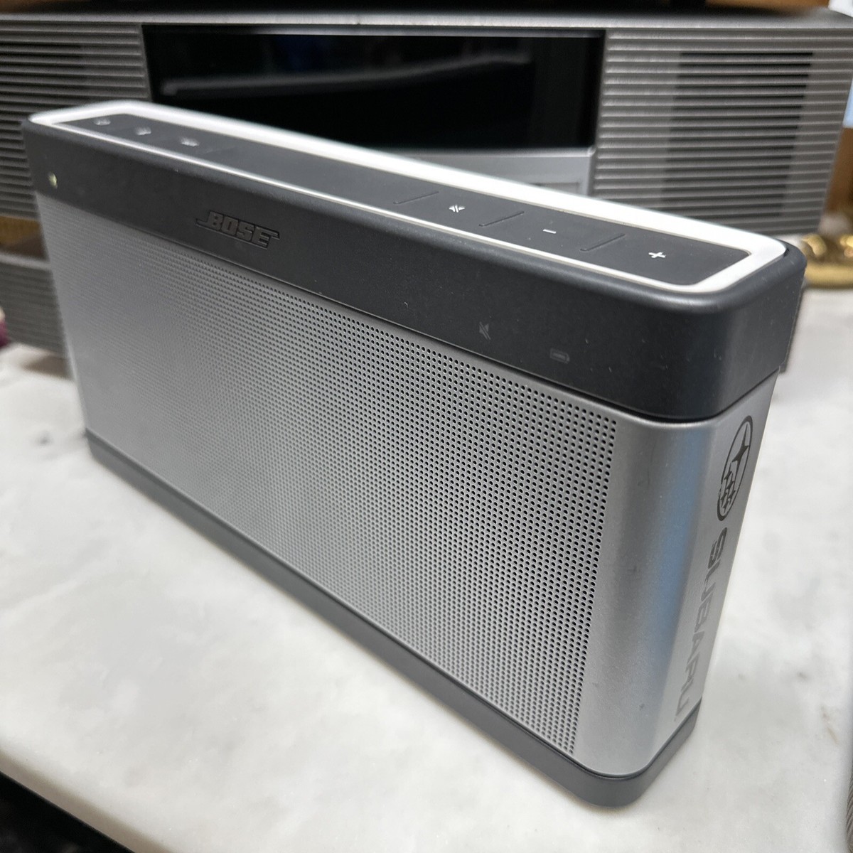 Bose Soundlink III Bluetooth Speaker - Silver Subaru Edition | eBay