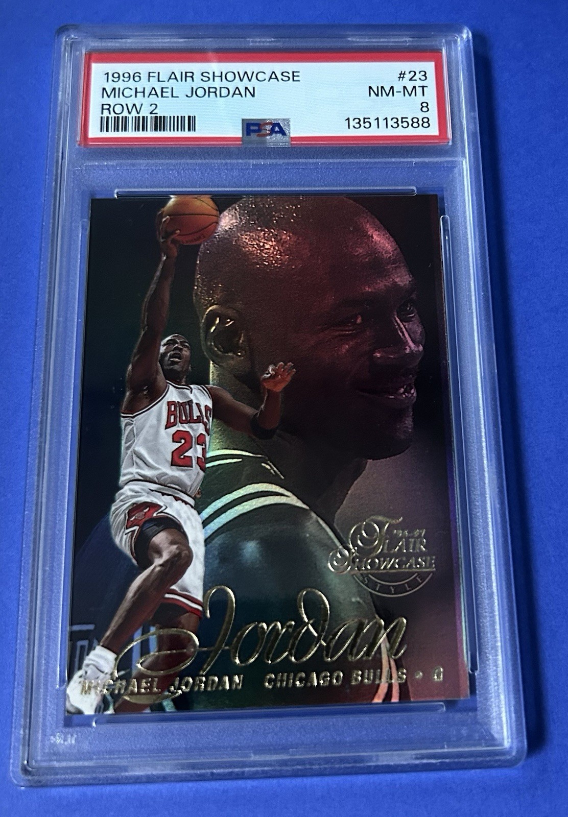 Michael Jordan 1996 Flair Showcase #23 Row 2 Price Guide - Sports