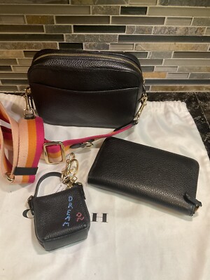 COACH C7753 C 8274 Mini Camera Bag Diary Embroidery Wallet & Charm