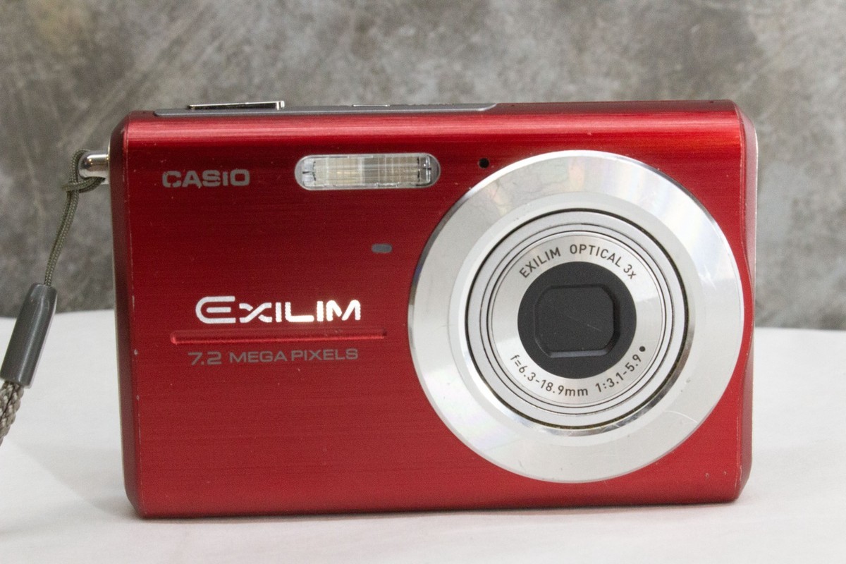 Vintage Casio Exilim EX-Z75 Camera - 7.2MP, 3x Opt Zoom, Works
