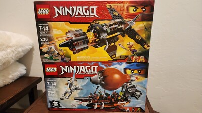 LEGO Ninjago: Raid Zeppelin (70603) & Boulder Blaster (70747) NEW