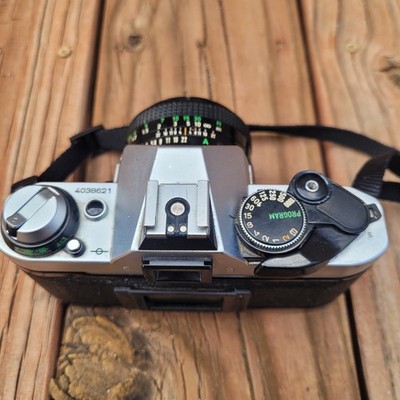 Canon AE-1 P Program Silver 35mm SLR W/FD NFD 50mm f1.4 Lens Made