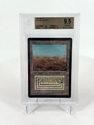Magic: The Gathering 1993 Beta Scrubland R L Gem MT [BGS 9.5 MTG