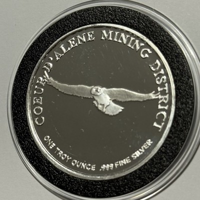 2004 Historic Silver Valley Idaho Rare Coin 1 Troy Oz .999 Fine