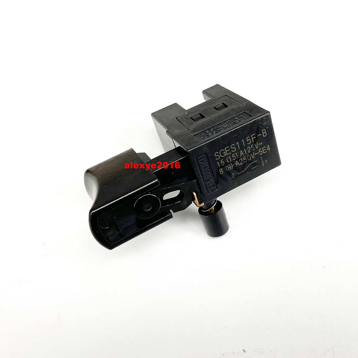 FUJISOKU SGES115F-8 Switch 15A 125V 8A 250V AC 5E4 Black | eBay