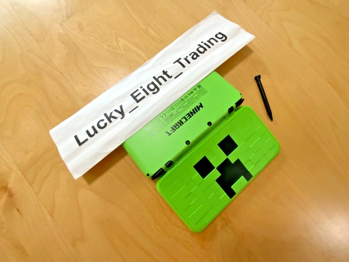 New Nintendo 2DS XL LL Minecraft Creeper Edition Console Charger