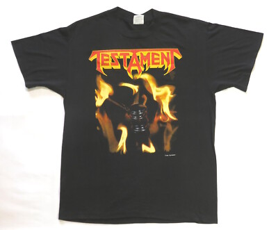 Testament Vintage T Shirt 1988 Tour Concert Trial By Fire Bay Area