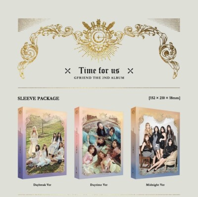 GFRIEND - Time For Us 2nd Album SEALED Midnight/ Daytime /Daybreak