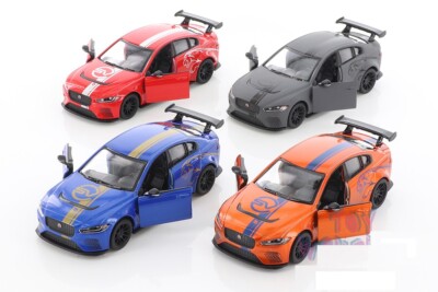 Jaguar XE SV Project 8 Decals Hardtop Kinsmart Diecast Toy Car 5