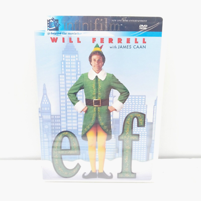 Elf (DVD) Will Ferrell New Line Cinema Christmas Film (New Sealed