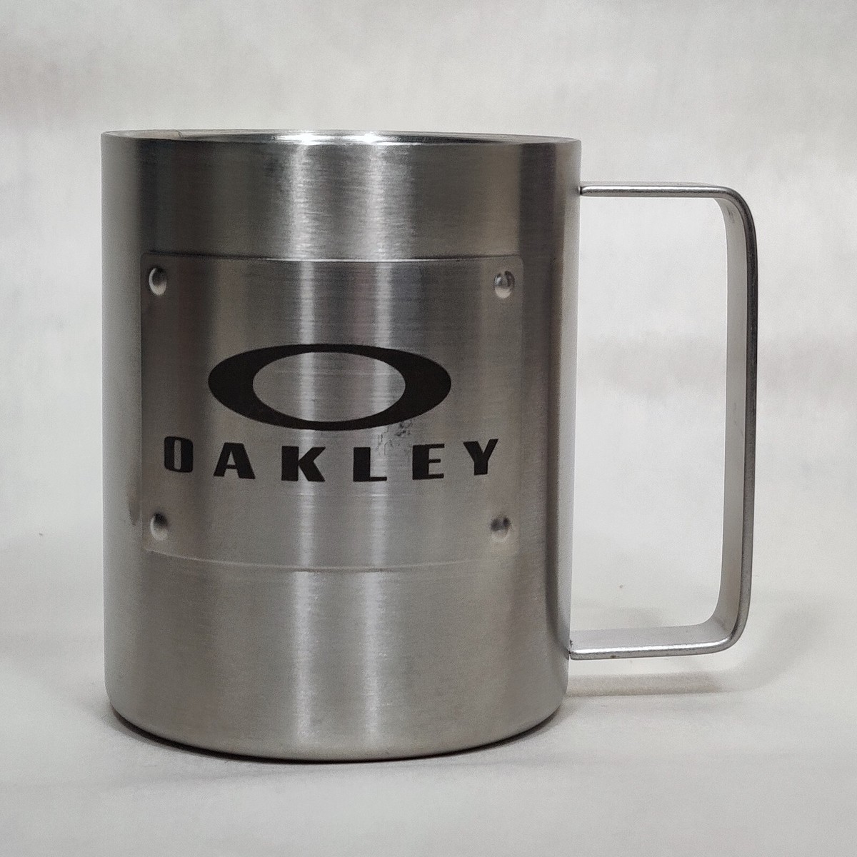 Rare Oakley Stainless Steel Mug Metal Promotional 2016 Coffee Very