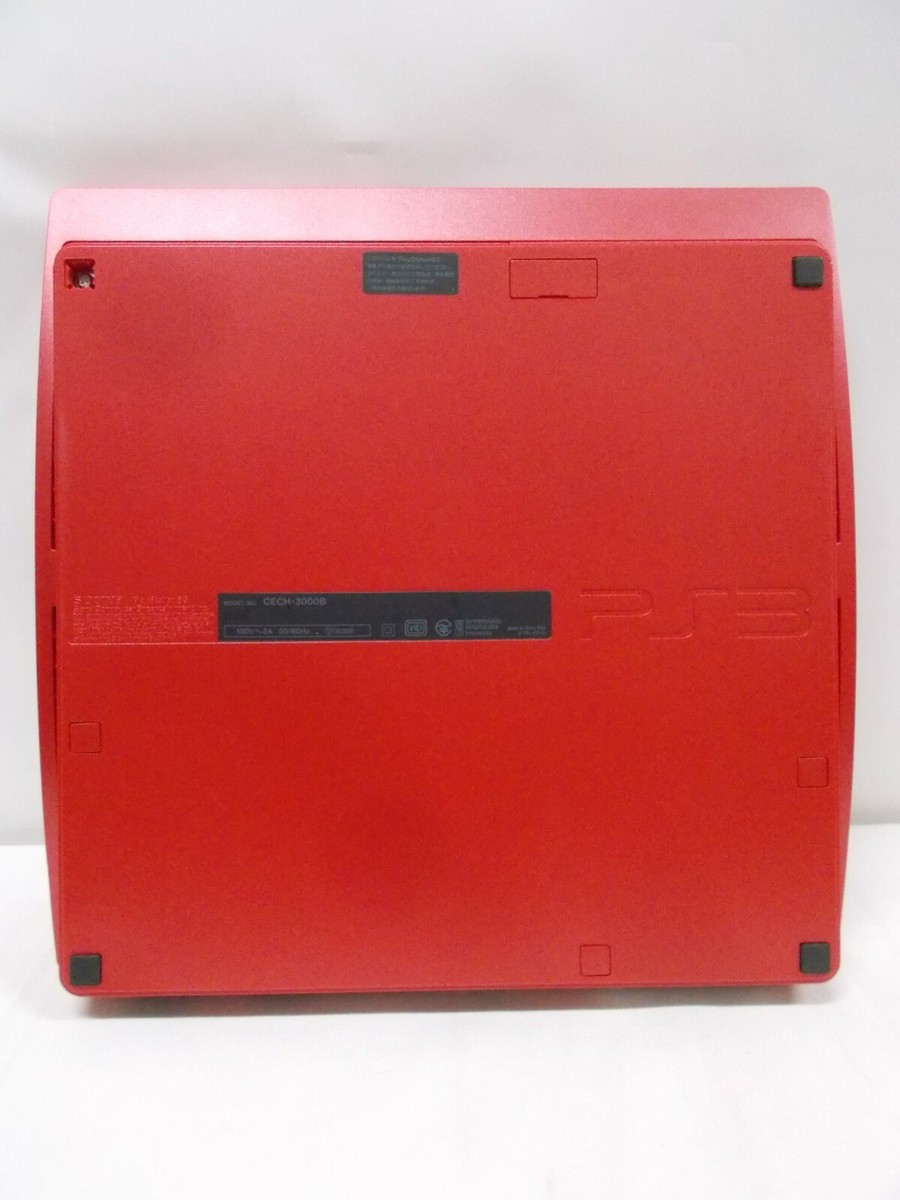 PS3 -- Playstation3 Console 320GB Scarlet Red CECH-3000B SR