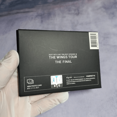 BTS 2017 THE WINGS TOUR Seoul The Final Official Mini Photo Card