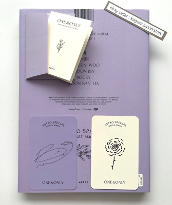 ASTRO MOONBIN MOON BIN ONE&ONLY Album CD Photocards Message Card