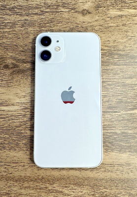 Apple iPhone 12 mini - 64 GB - White (Unlocked) Small front C / No