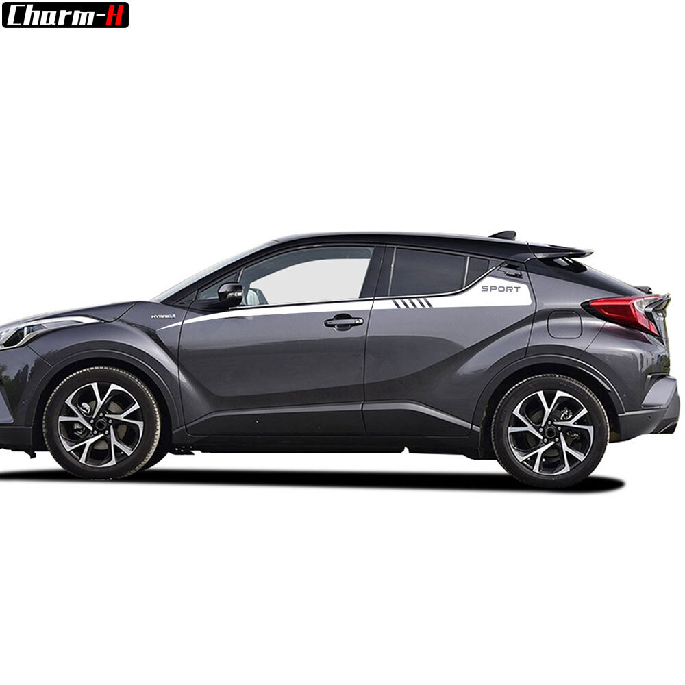 For Toyota C-HR CHR 2018-2023 Vinyl Sticker Upper Body Side Accent