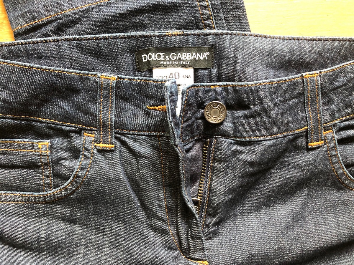 Dolce Gabbana D&G Denim Jeans size IT 40 Small Straight Authentic