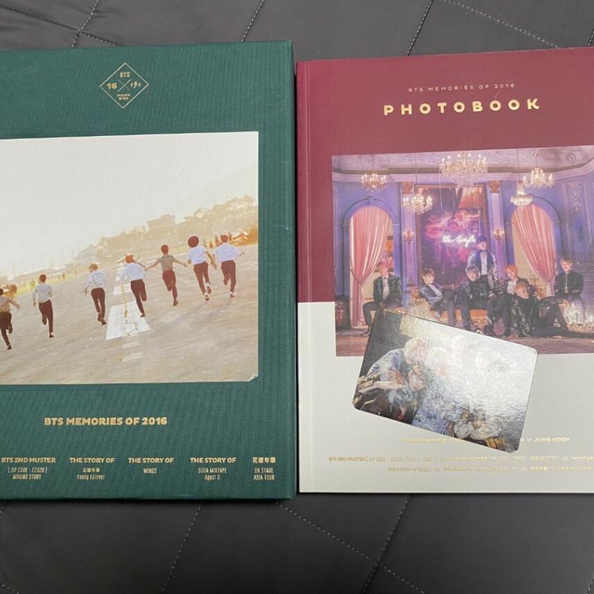 BTS Memories of 2016 Official DVD + Photobook + Photocard(Sweat