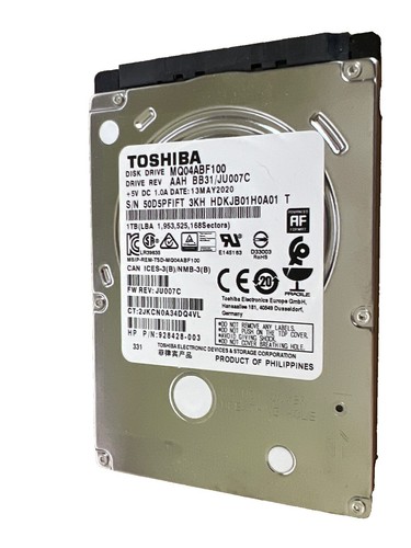 Toshiba 1TB MQ04ABF100 5400RPM 128MB Cache SATA 2.5