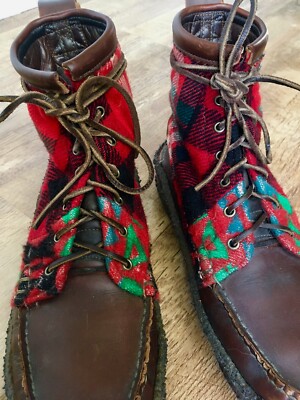 Yuketen Native Blanket Maine Guide Boots | eBay