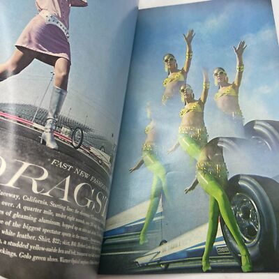 VTG Vogue Magazine April 15 1967 Twiggy by Bert Stern No Label | eBay