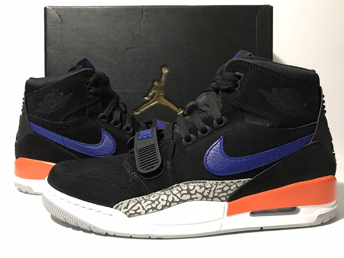 Air Jordan Legacy 312 'Knicks' Black/Orange/Blue AV3922-048 Sz