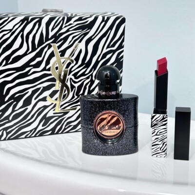 New Yves Saint Laurent Black Opium Parfum & Radical Lipstick Gift