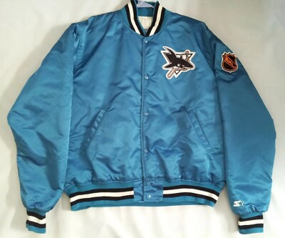 00s STARTER NHL SHARKS ナイロンスタジャン M アメリカ製 00s STARTER