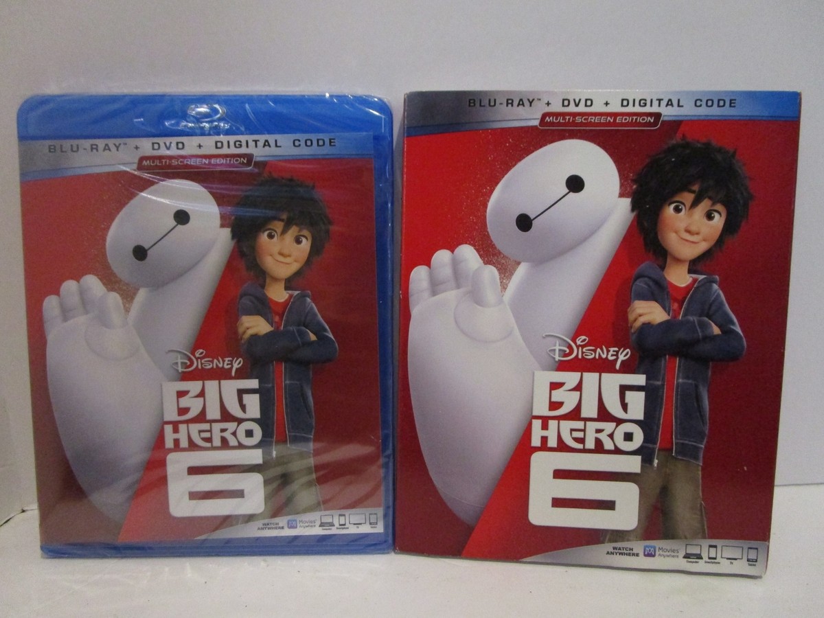 Walt Disney Big Hero 6 - AUTHENTIC Bluray + DVD New / SEALED with